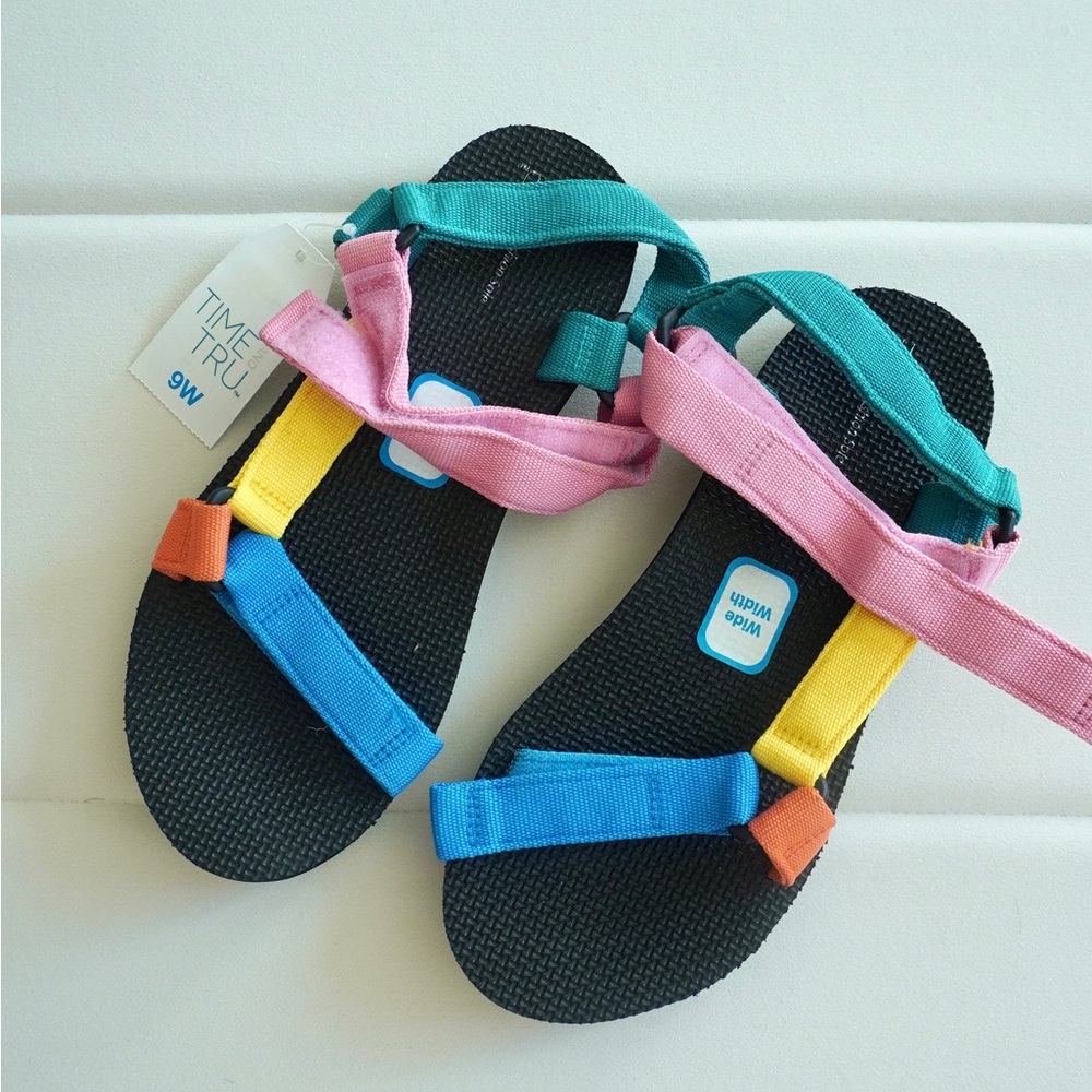 Colorful Strappy Sandals knock off Tevas